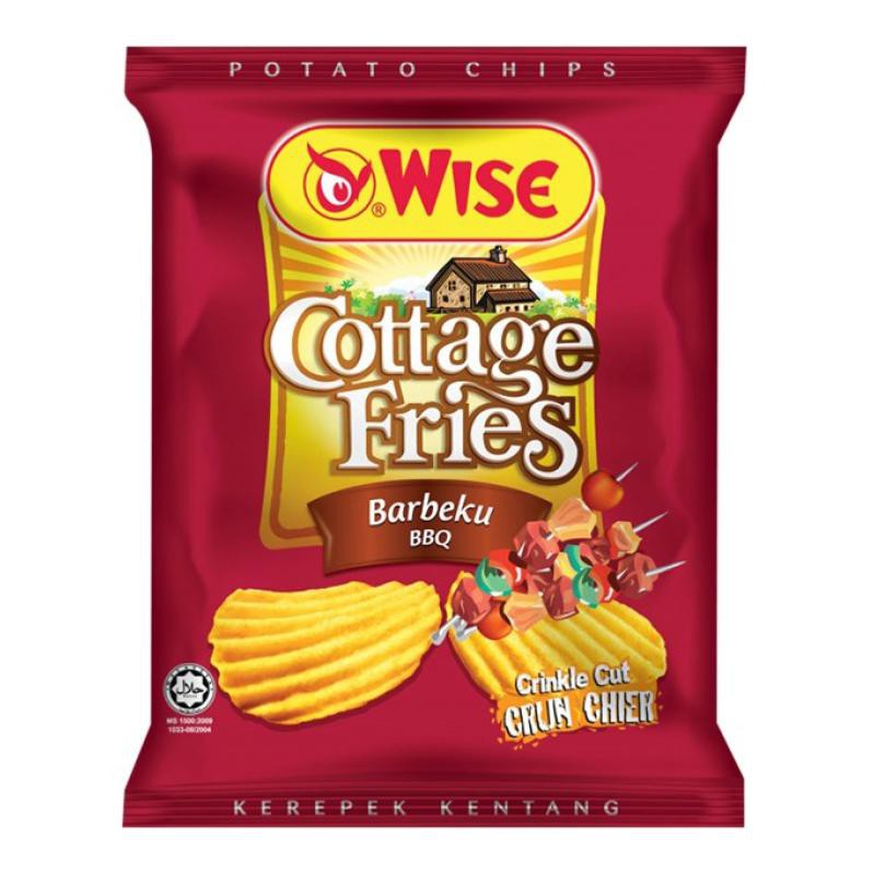 Wise Potato Chips Cottage Fries BBQ 65g PMXD Shopee Singapore