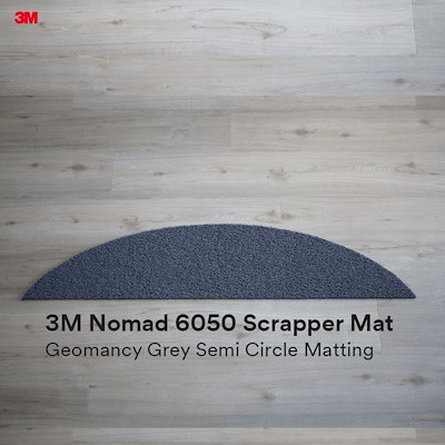 3m Nomad Grey Semi Circle Geomancy Entrance Door Mat Shopee