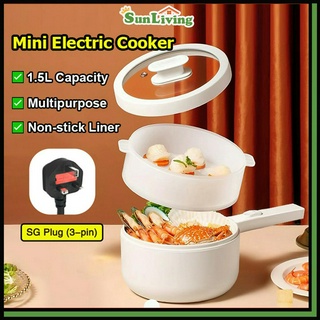 Mini Electric Cooker Multi Function Frying Pan Student Dorm Hotpot Portable Pot Rice Cooker with Steamer 电煮锅 电饭锅