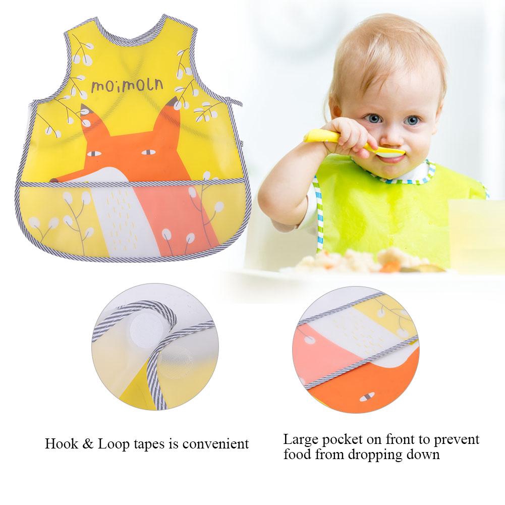 baby bib with pocket