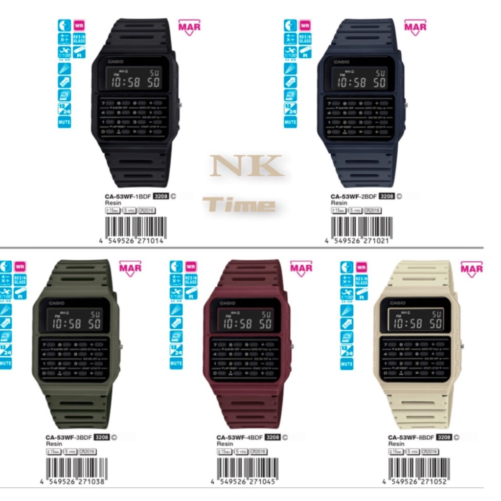 Casio Ca 53wf Data Bank Youth Series Shopee Singapore