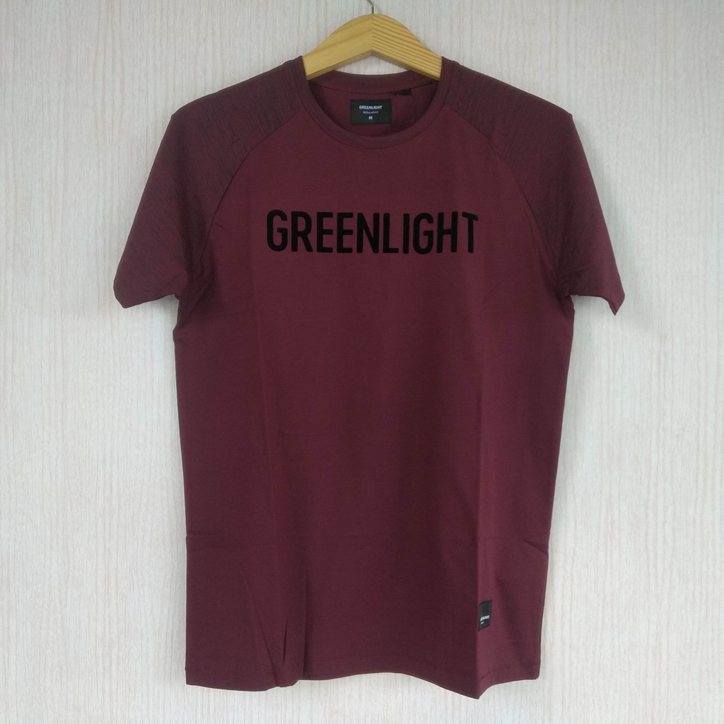  Greenlight  Men Tshirt Red Shopee  Singapore