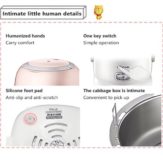 SG Plug SG ready stock Bear electric lunch box hot rice artifact portable 1.3L 
DFH-B13E5小熊电热饭盒保温可插电加热便携1.3L 
DFH-B13E5 #5