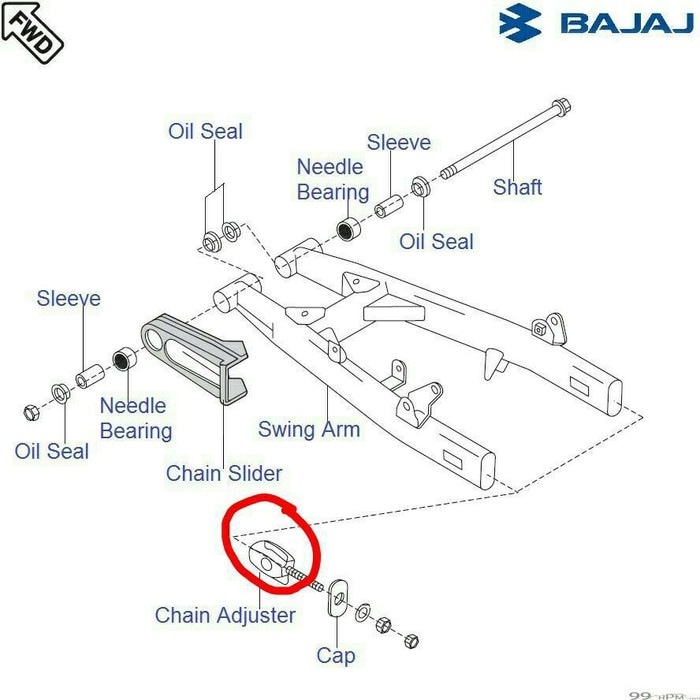 pulsar 180 chain price