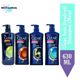 Clear anti-dandruff shampoo (men) 630ml