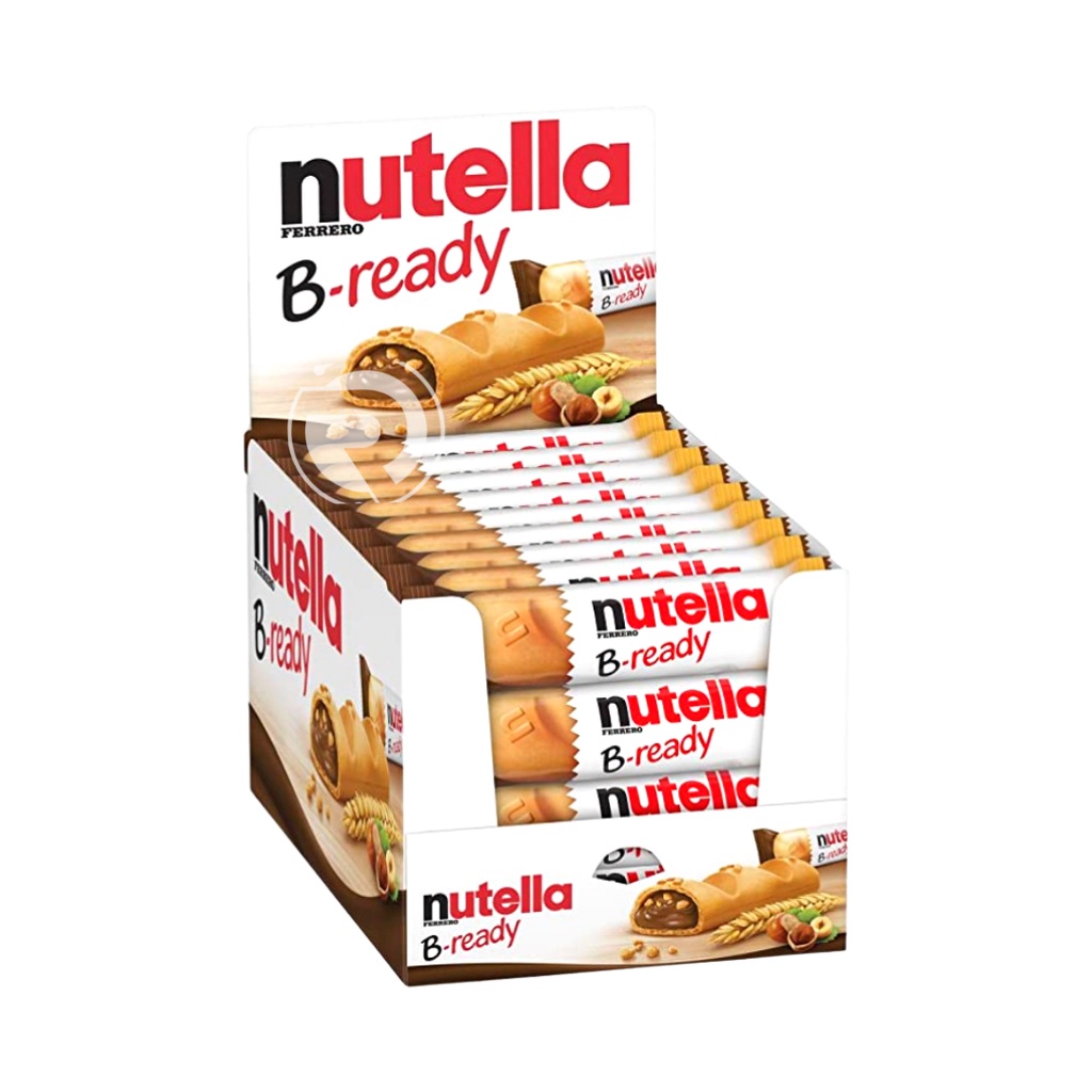 Nutella B-Ready T1 Hazelnut Chocolate-Filled Wafer Bars (22g X 36 ...