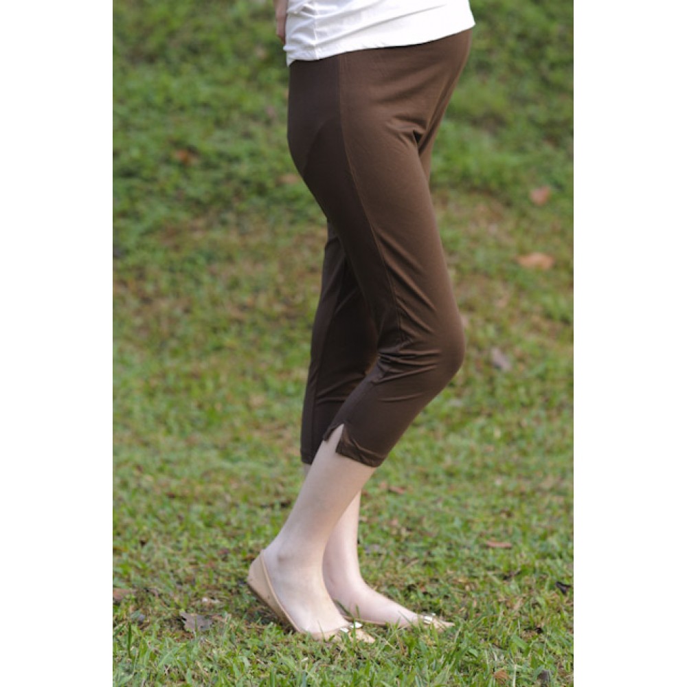 Autumnz Maternity Cropped Leggings Shopee Singapore