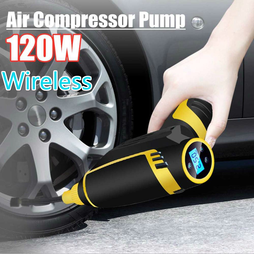 digital cordless tyre inflator