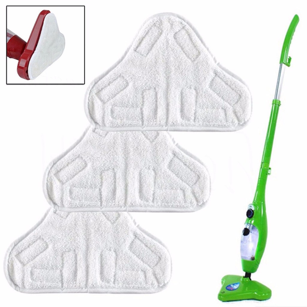 6pcs Pads Compatible With H2o X5 Steam Mop Cleaner Floor Washable