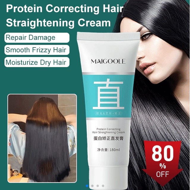 Protein correcting hair straightening cream | Shopee Singapore