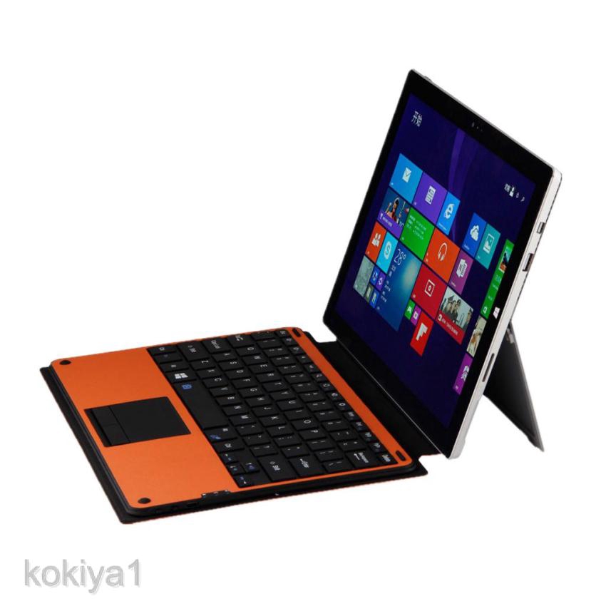 Super Slim Wireless Bluetooth Keyboard For Microsoft Surface Pro 3 4 Orange Shopee Singapore