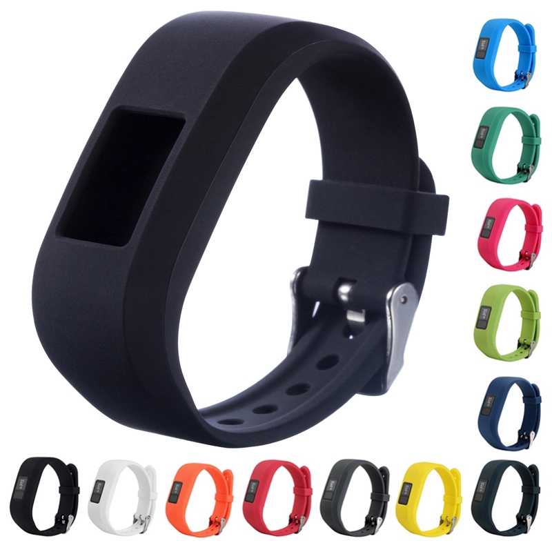 New Soft Silicone Replacement Wrist Watch Band Strap For Garmin Vivofit3 Vivofit 3 And Garmin Jr Kids Smart Watch Bands Shopee Singapore