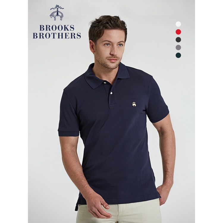 Brooks Brothers/ Booker Brothers classic golden sheep logo men's slim ...