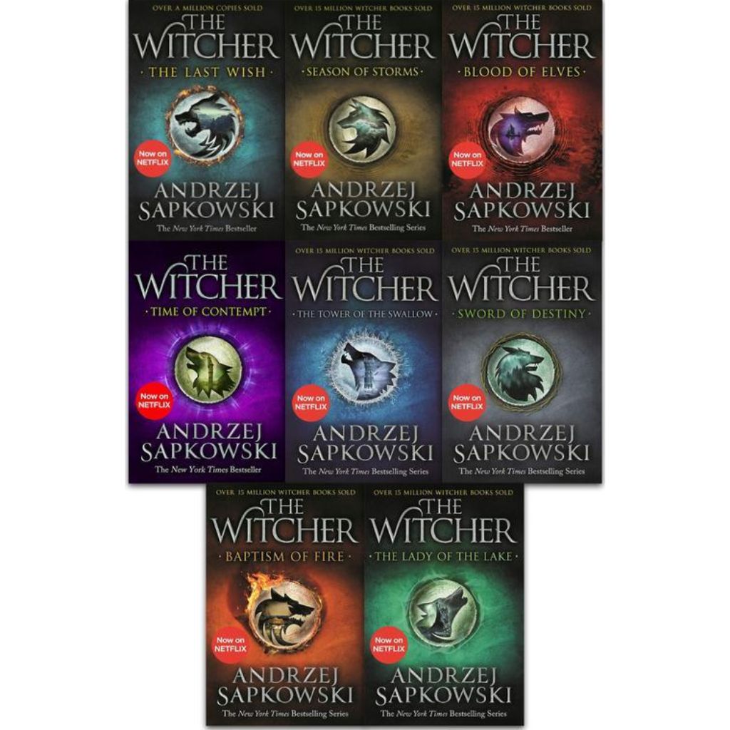 E Book The Witcher Series Set Of 8 E Books Shopee Singapore