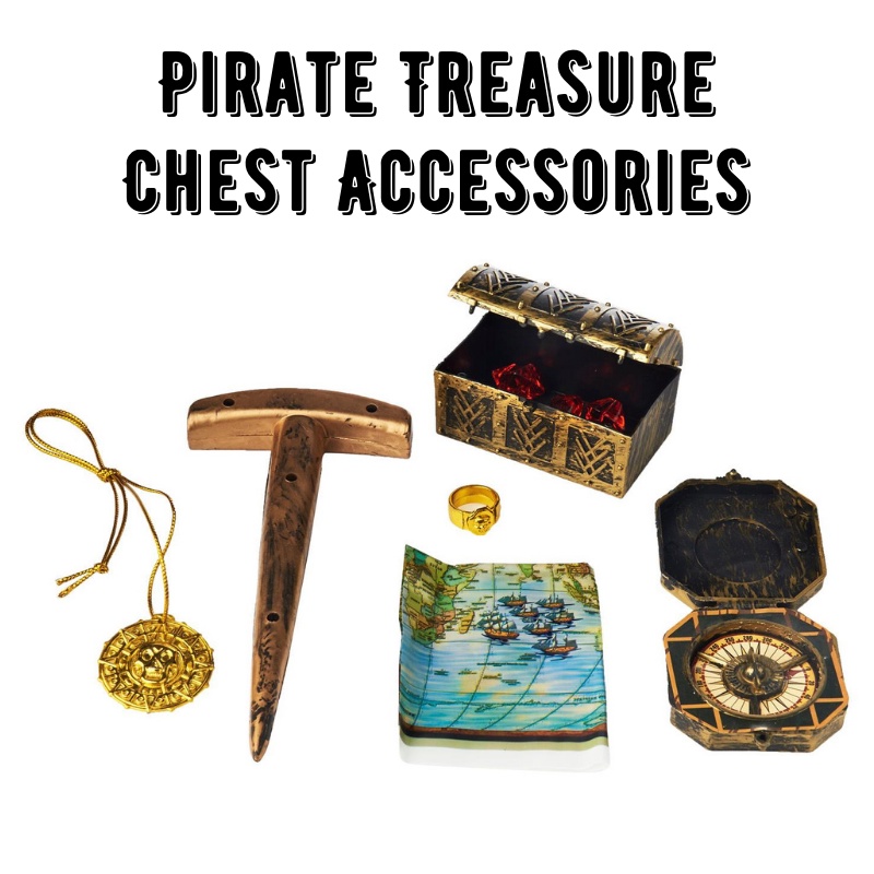 [SG Stock] Pirate Treasure Chest Accessories Set Kids Costume Cosplay