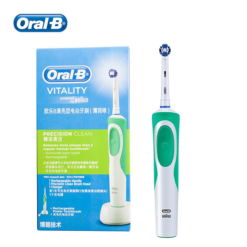 cleaning oral b electric toothbrush