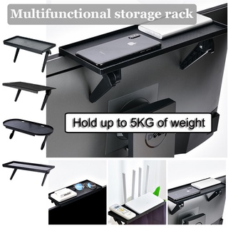 [SG ready stock] Adjustable TV top Shelf Storage  monitor Shelf Box Wall-mounted TV Rack