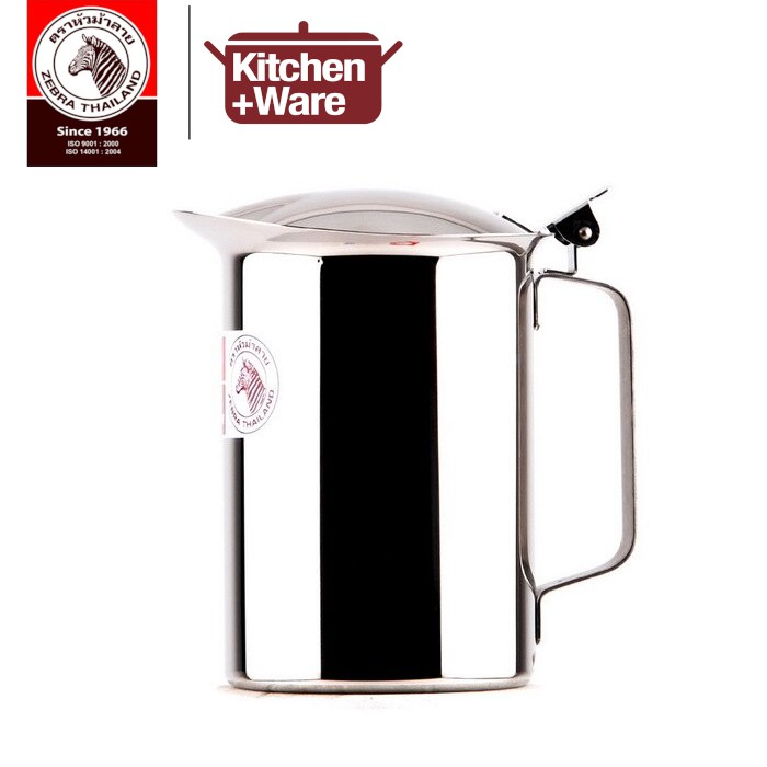 Zebra Stainless Steel 1.5L Water Jug with Lid Shopee Singapore