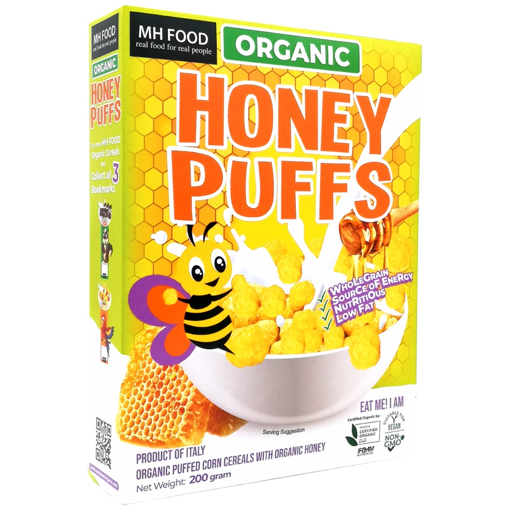 Organic Honey Puffs Cereals 200gm Shopee Singapore