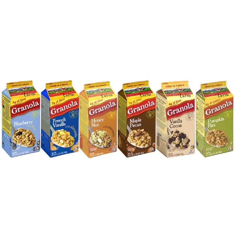 (Bundle of 3 box) Sweet Home Farm Granola 582g Shopee Singapore