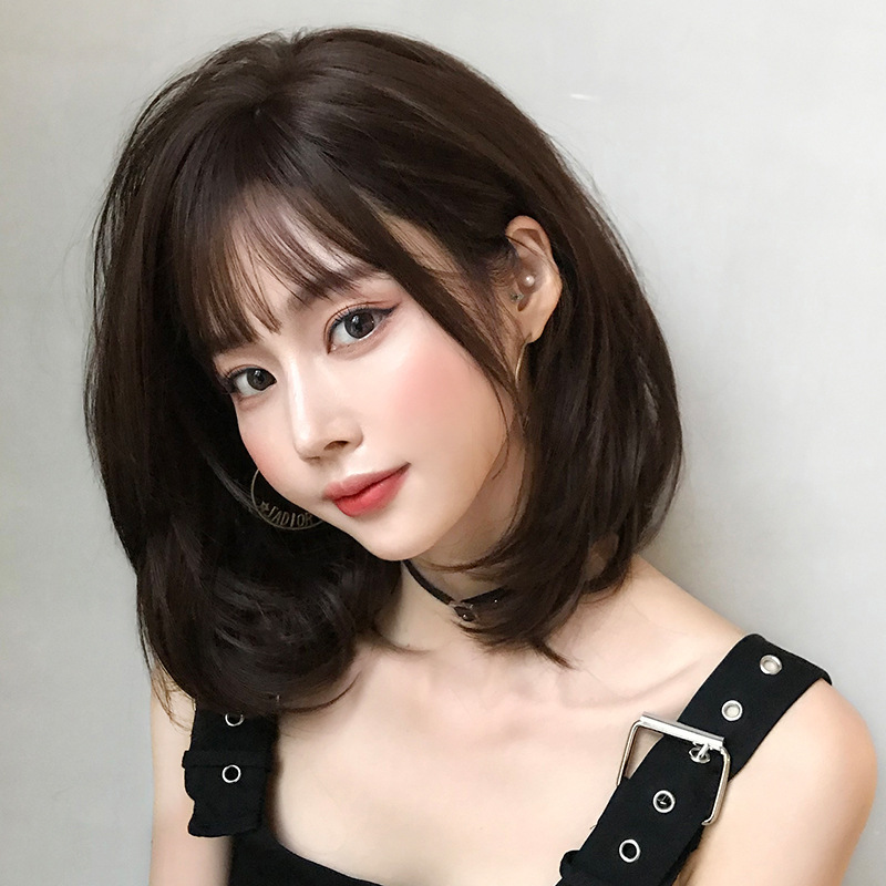 Bobo Seven Street Queen Wigs Japan And South Korea Wig Short Hair Qi Liu Round Face Shopee Singapore