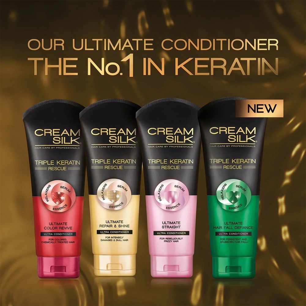 Cream Silk Triple Keratin Ultimate Conditioner 170ml/ 340ml Shopee Singapore