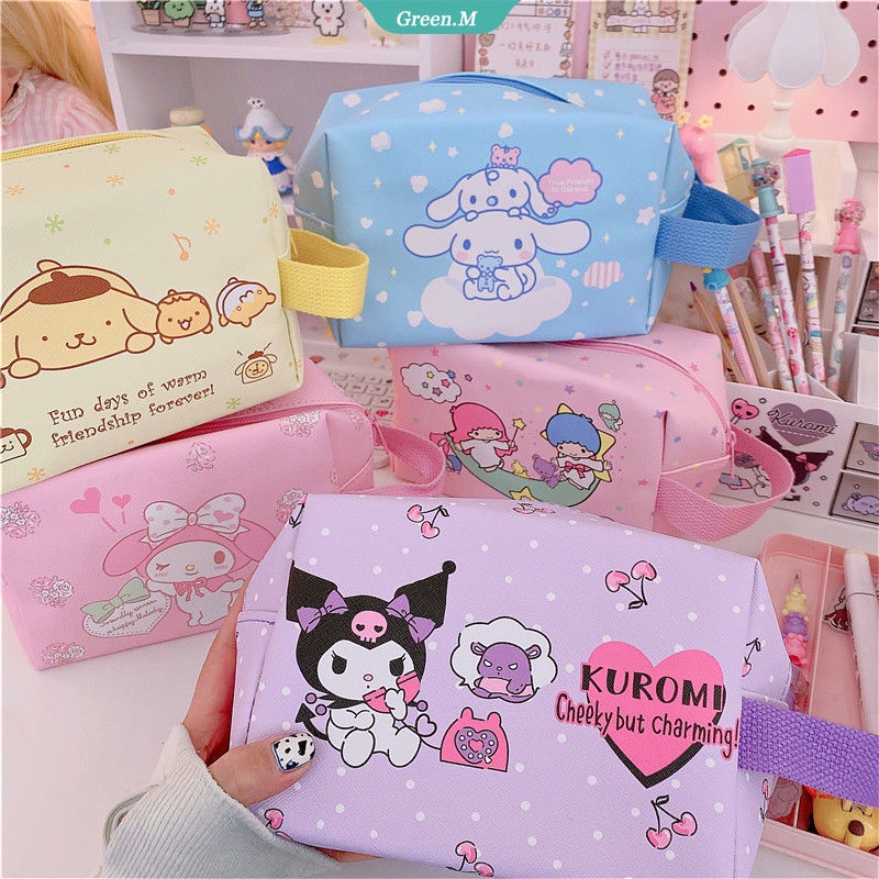 Sanrio Japanese Cinnamoroll Kuromi Hand Holding Large-capacity PU ...