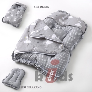 Sleepingbag Baby Bed Mattress With Blanket Hat Thick And Soft Material