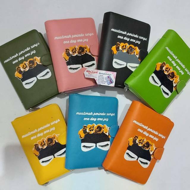 Small Koran Translation Pocket A6 Al Quran Muslim Woman Quran Anak Zippers Shopee Singapore