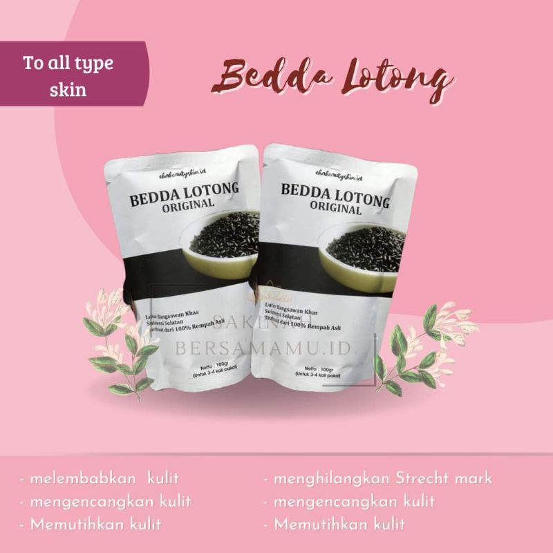 Original Typical Bugis lotong bedda Scrub