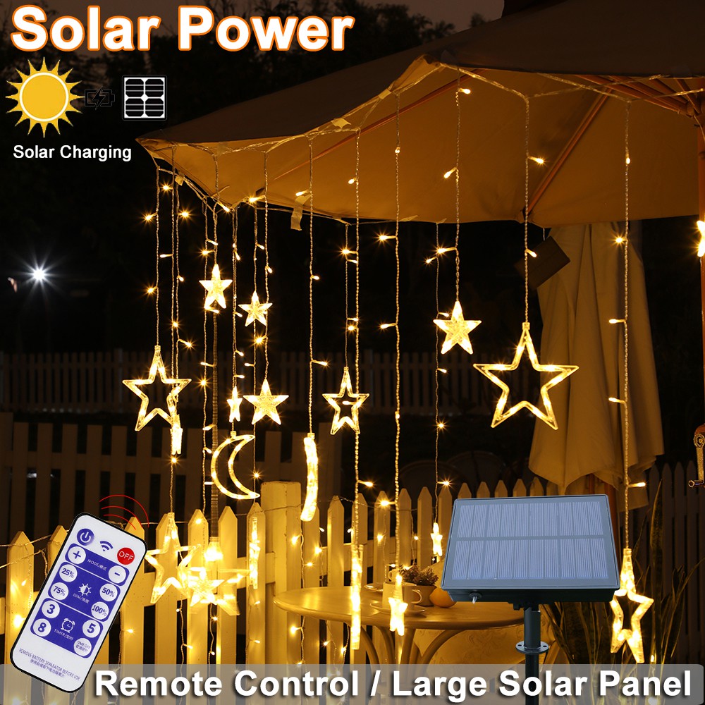 curtain solar lights outdoor