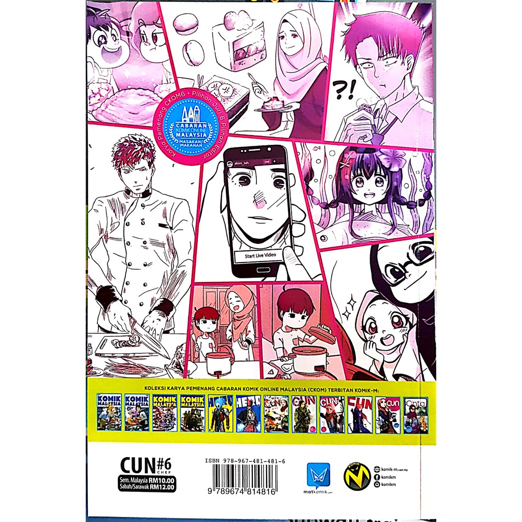 Komik Cun Chef Komik M Matkomik A 20 Shopee Singapore