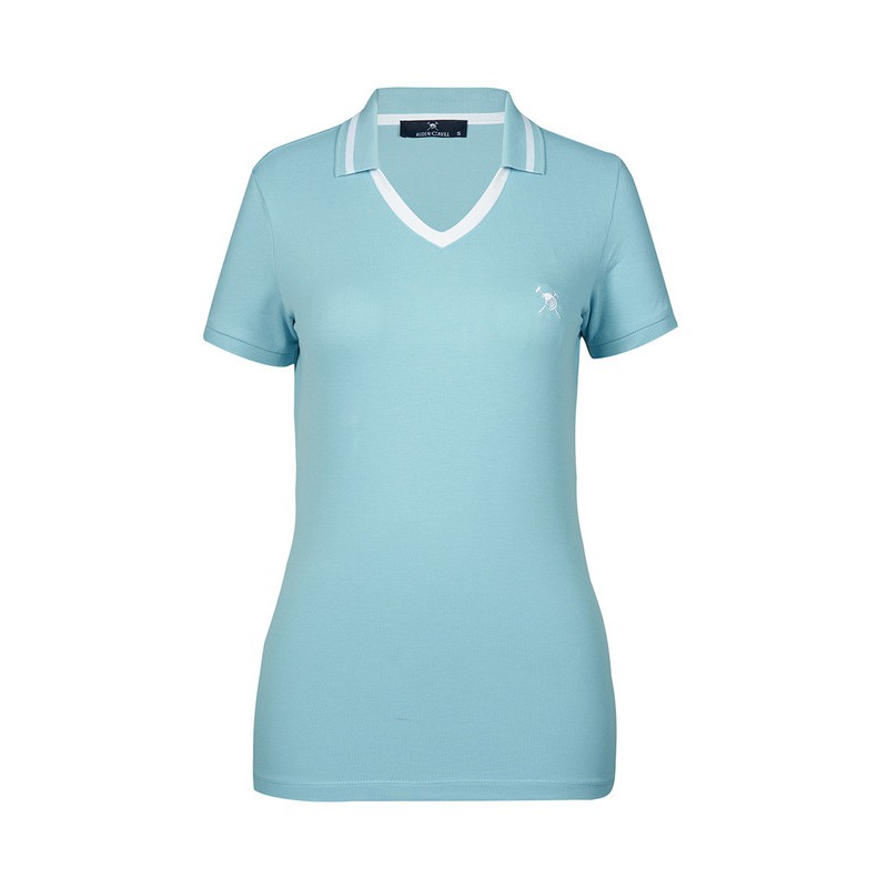 slim fit women's polo shirt