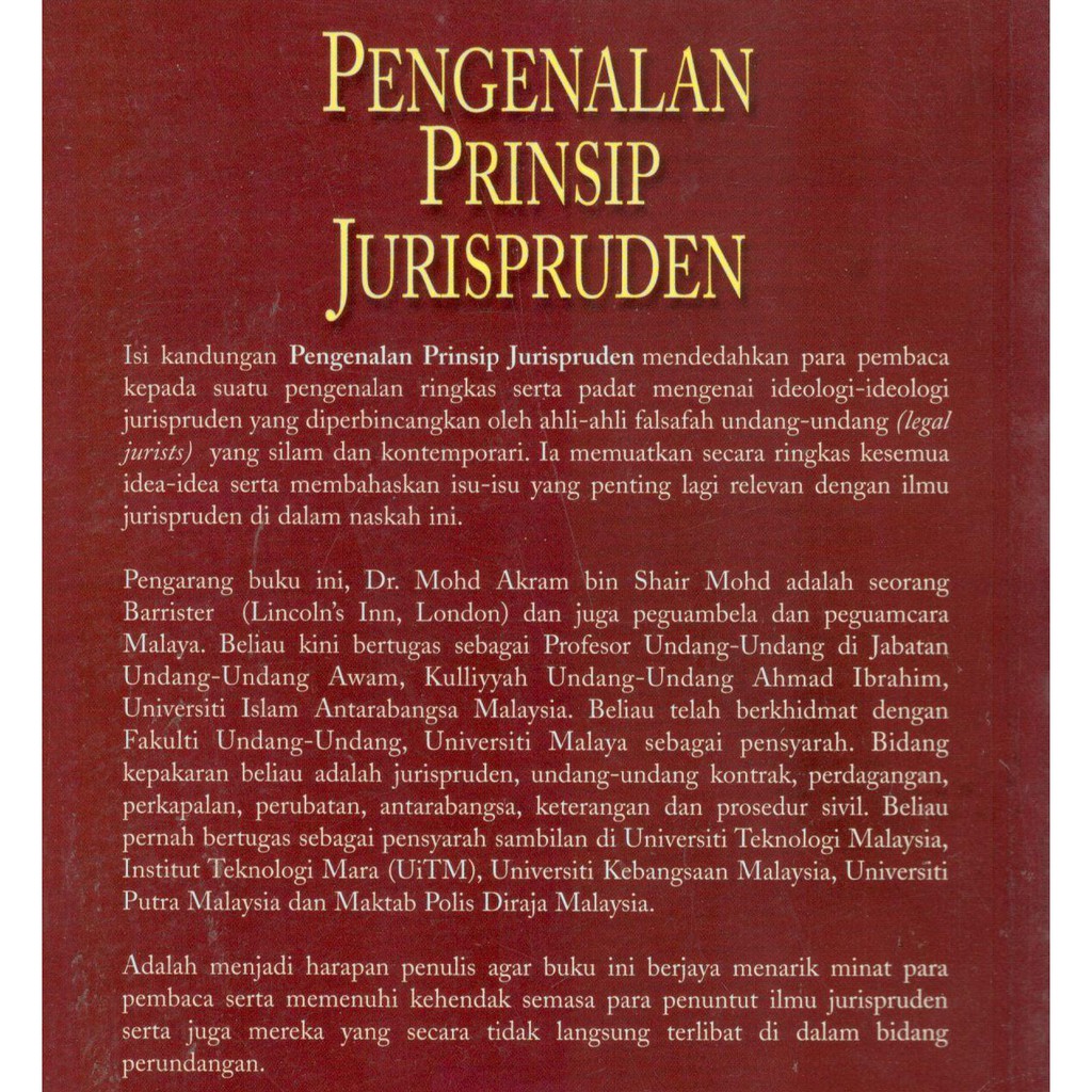 Introduction To Jurispruden Principles Shopee Singapore