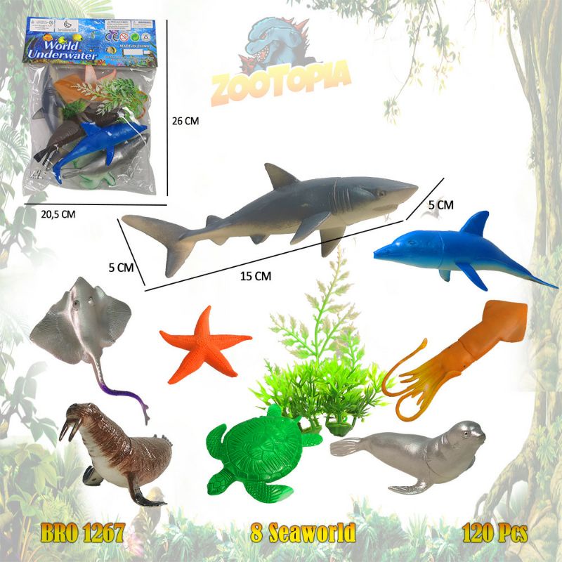 The Best ZOOTOPIA Educative Water Animal Toys 1267 | Shopee Singapore