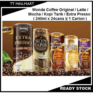 Wonda Coffee Original Latte  Mocha Kopi  Tarik Extra 