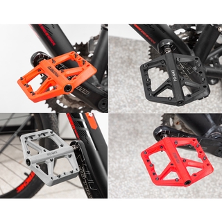 PROMEND Mountain Bike Pedals Cycling 9/16” MTB BMX Lightweight Nylon Fiber Anti-slip Plain Bearing Widen Flat Pedal Bicycle Parts #2