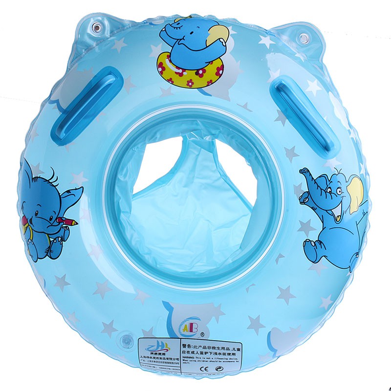 Baby Kid Inflatable Ring Handle Seat Float Ring Raft Chair