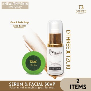 Tzuki Soap Anti Acne Dthree Serum Treatment For Acneed Skins Shopee Singapore