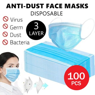 3PLY ADULT FACE MASK | 3PLY - 100 PCS