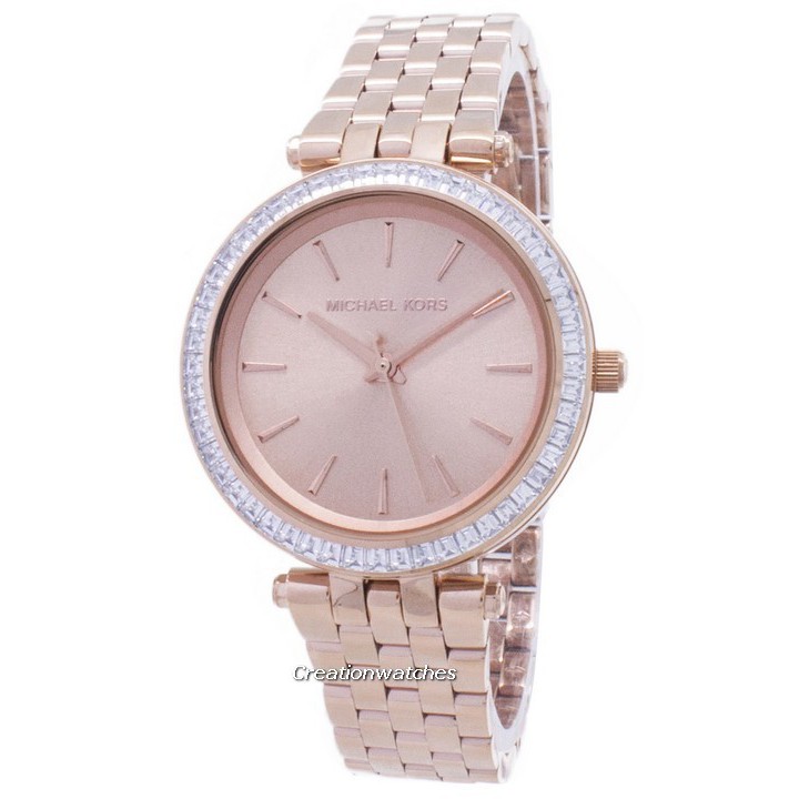 michael kors mini darci watch rose gold