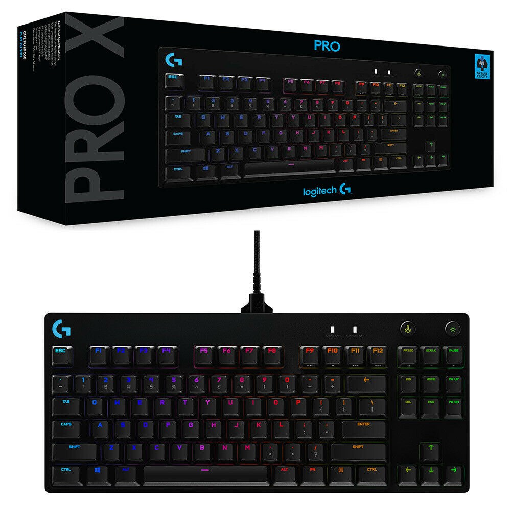 Logitech G Pro X Mechanical Keyboard Clicky Shopee Singapore