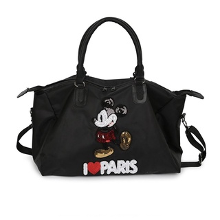 🌈Disney Women Mickey Mouse Minnie large capacity handbag simple shoulder bag simple waterproof light outdoor travel bag 