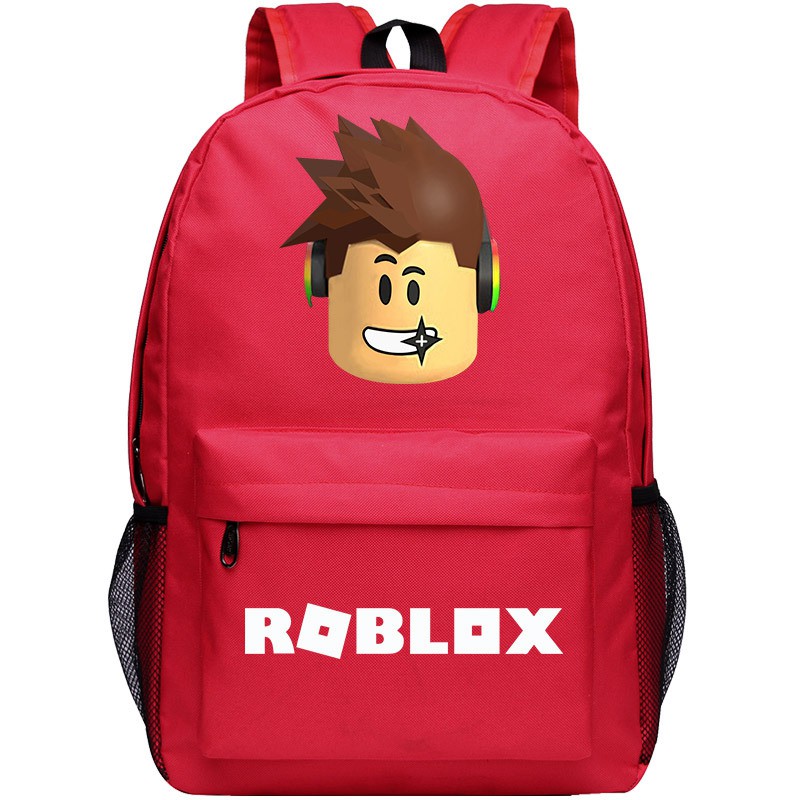 Roblox Carvas Bag College Casual Student Backpack Shoulder Bag Travel Bag Computer Bag Men And Women Unisex Schoolbag - black off white messenger bag roblox