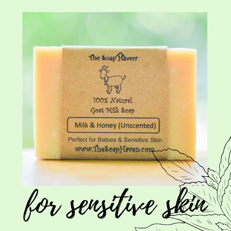 THE SOAP HAVEN Milk and Honey Goat Milk Soap (Suitable for Babies