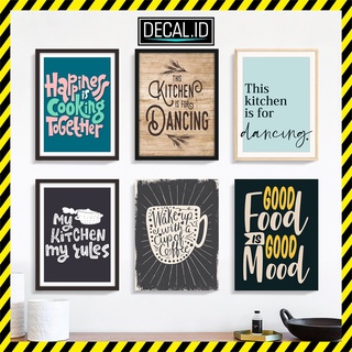 KAYU HIASAN DINDING Decal ID MDF Wood Wall Hanging Poster For Home Display Aesthetic As Bedroom, Living Room, Kitchen Etc Decoration - COOK-H