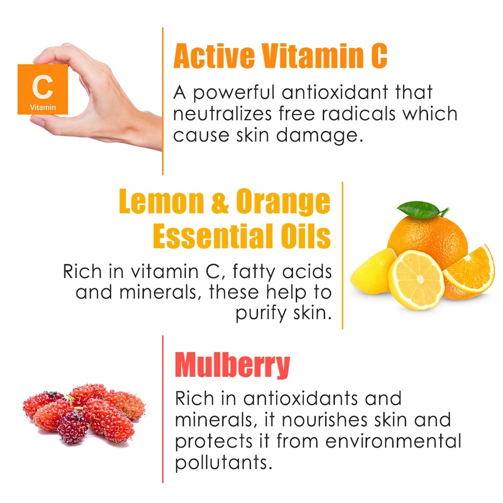 wow skin science brightening vitamin c foaming face wash