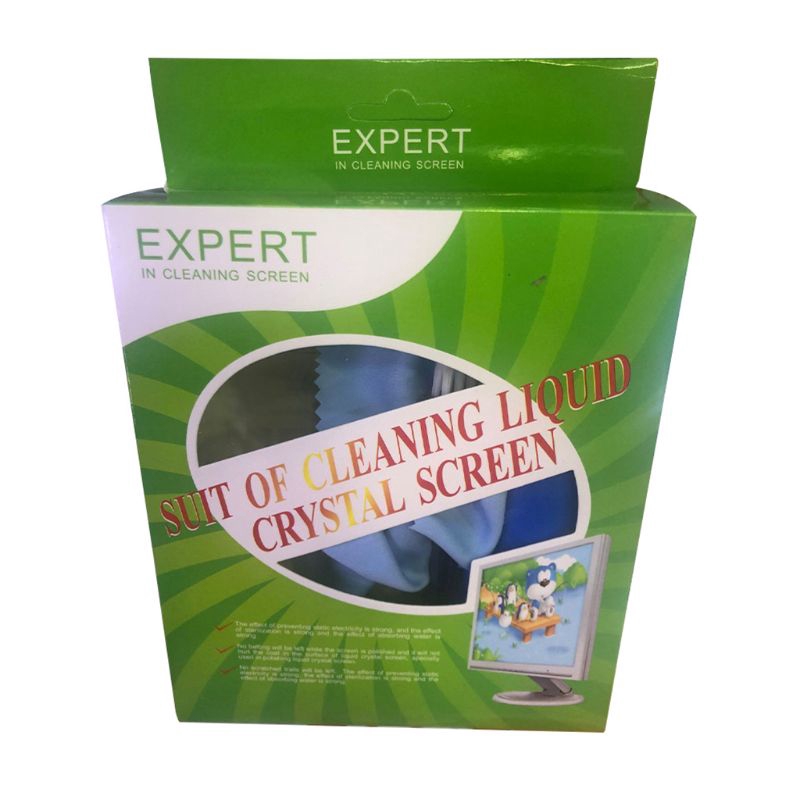 Ior 1set Tablet Phone Lcd Screen Cleaning Kit Screen Cleaner With Clean Brush Cloth Shopee Singapore