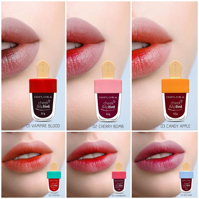 Ice Cream Implora Ice Cream Vampire Blood Lip Tint Shopee Singapore