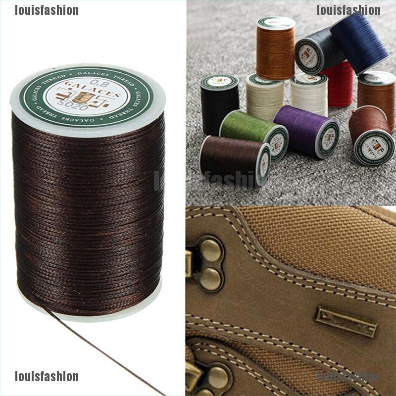 [Ready Stock 0828] 1Pc Waxed Thread 0.8mm 90m Polyester Cord Sewing